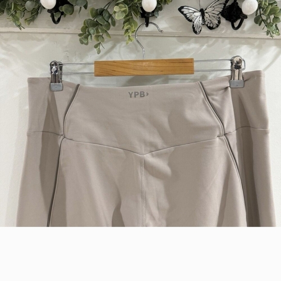 Abercrombie & Fitch YPB Womens Beige High-Waisted Leggings Size XXL  #394 - Picture 3 of 10